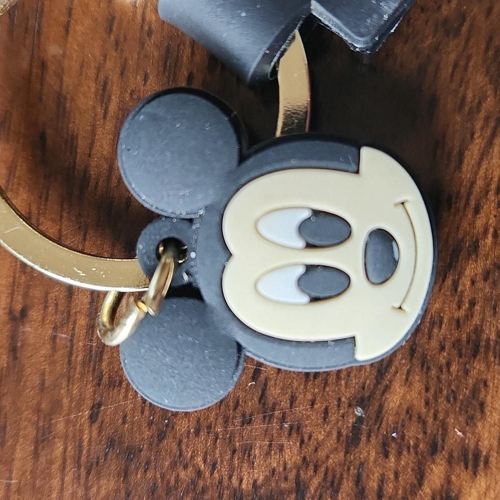 Mickey Mouse Bag Charm Keychain Wristlet - Picture 2 of 9